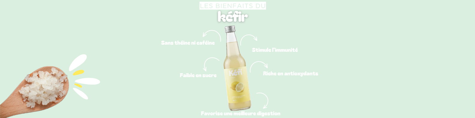 Les bienfaits sur le kéfir
