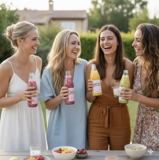 Les créatrices de Kéfi : Coralie, Enola, Emma, Valentine