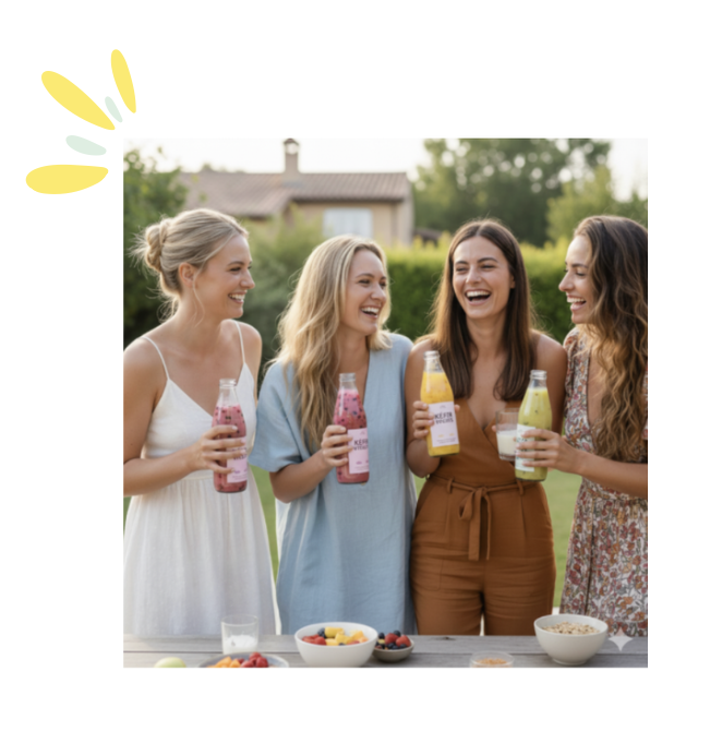 Les créatrices de Kéfi : Coralie, Enola, Emma, Valentine